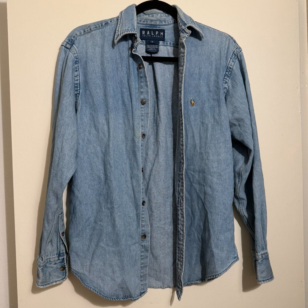 Vintage Ralph Lauren Denim Button up